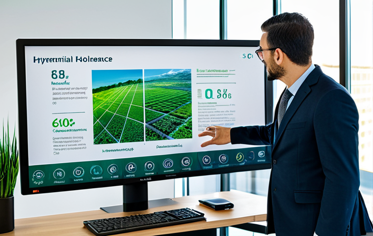 SRI Impact on Corporate Performance**

"A diverse group of business professionals collaborating around a holographic display showcasing ESG (Environmental, Social, Governance) metrics, fully clothed, in a bright, modern office, surrounded by sustainable design elements, safe for work, perfect anatomy, natural proportions, corporate responsibility, professional environment, appropriate content, fully clothed, modest clothing, professional dress."

**